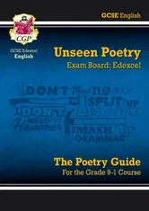 New Grade 9-1 GCSE English Literature Edexcel Unseen Poetry Guide, Paperback - ***