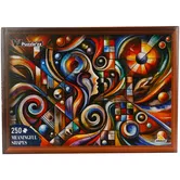 Puzzle Witty Puzzlezz, Meaningful Shapes, Arta moderna, 250 piese