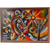 Puzzle Witty Puzzlezz, Meaningful Shapes, Armonia culorilor, 250 piese