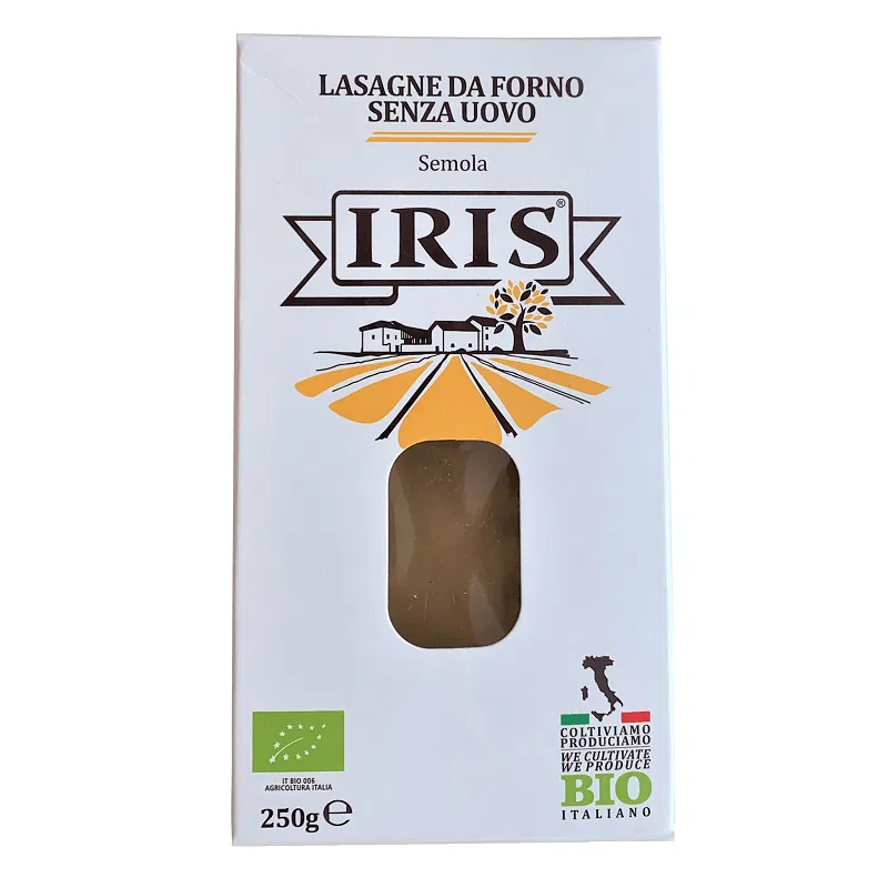Paste Lasagna din grau dur, 250 gr, Iris