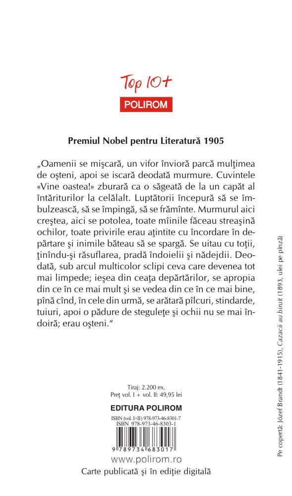 Prin foc si sabie. Volumele I+II | Henryk Sienkiewicz