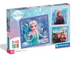 Puzzle Clementoni, Disney Frozen, 3 x 48 piese