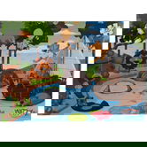 Puzzle Witty Puzzlezz, Animale in jurul iazului, 35 piese