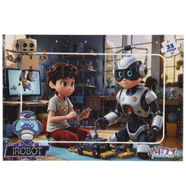 Puzzle Witty Puzzlezz, Robotul si prietenul sau, 35 piese