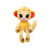 Jucarie mini de plus parfumata, Bubble Pops, S1, Chunky Cocoa Monkey, 23 cm