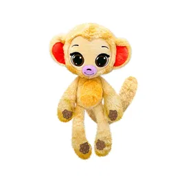 Jucarie mini de plus parfumata, Bubble Pops, S1, Chunky Cocoa Monkey, 23 cm
