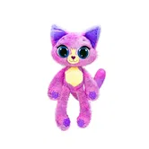 Jucarie mini de plus parfumata, Bubble Pops, S1, Grape Glee Kitty, 23 cm