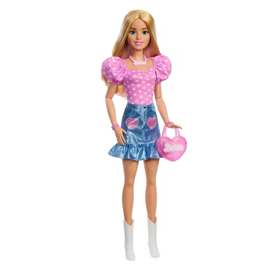 Papusa cu accesorii, Barbie, 71 cm, HYT84