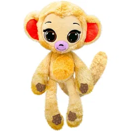 Jucarie de plus parfumata, Bubble Pops, S1, Chunky Cocoa Monkey, 34 cm