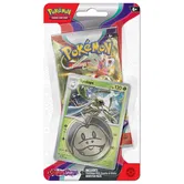 Set 11 carti de joc, Pokemon, Scarlet & Violet, Checklane Booster Pack