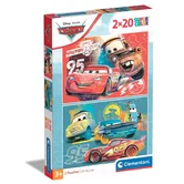 Puzzle Clementoni, Disney Cars, 2 x 20 piese