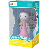 Iepuras interactiv pentru bebelusi, Alilo, Smarty, Roz, RO/EN