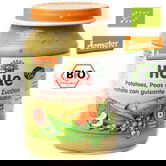 Piure Eco din cartofi, mazare si zucchini, +6 luni, 190 g, Holle Baby Food