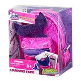 Mini ghiozdanel cu 6 surprize Real Littles, Magenta