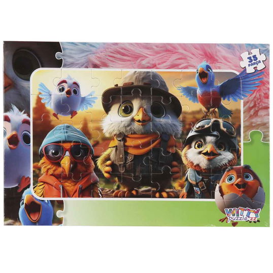 Puzzle Witty Puzzlezz, Pasari calatoare, 35 piese