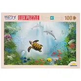 Puzzle Luxury, Witty Puzzlezz, Broaste testoase si delfini, 100 piese