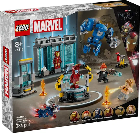 LEGO® Super Heroes - Laboratorul lui Iron Man: Sala armurilor (76315)
