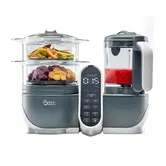 Robot multifuncțional 5 in 1 Nutribaby+ Grey, BabyMoov