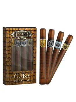 Set cadou Cuba Prestige (Apa de toaleta Classic 35 ml + Apa de toaleta Black 35 ml + Apa de toaleta Platinum 35 ml + Apa de toaleta Legacy 35 ml), pentru barbati