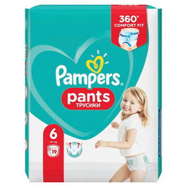 Scutece Pants Extra Large Unisex Nr. 6, +16 kg, 19 bucati, Pampers