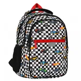 Rucsac cu un compartiment si buzunare frontale, Starpak, Hot Wheels