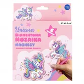 Set creativ cu diamante, mozaic, Starpak, Unicorn