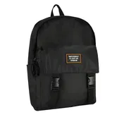 Rucsac cu un compartiment si buzunar frontal, Starpak, Negru