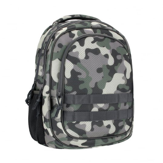 Rucsac cu un compartiment si buzunare frontale, Starpak, Moro, Camuflaj