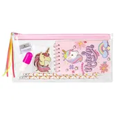 Set cu accesorii pentru scoala, Starpak, Unicorn, Roz