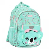 Ghiozdan pentru scoala cu doua compartimente, Starpak, Koala, Verde