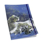 Caiet cusut A5 80 file 90 g liniatura punctata coperta desi gn animale