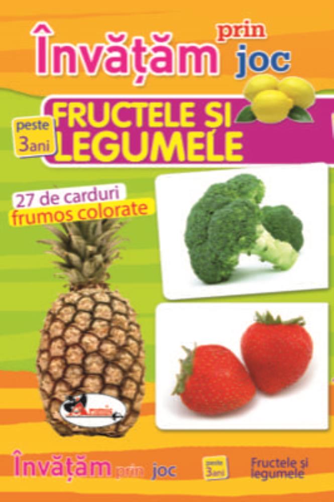Invatam prin joc fructele si legumele +3ani