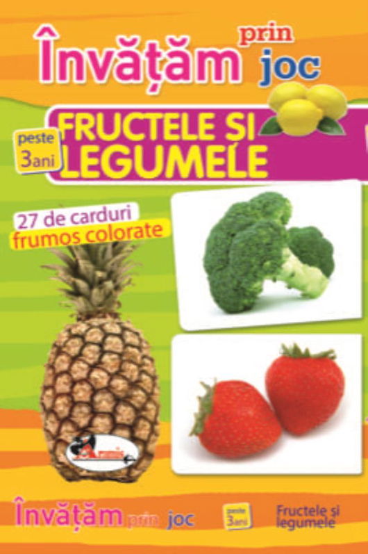 Invatam prin joc fructele si legumele +3ani