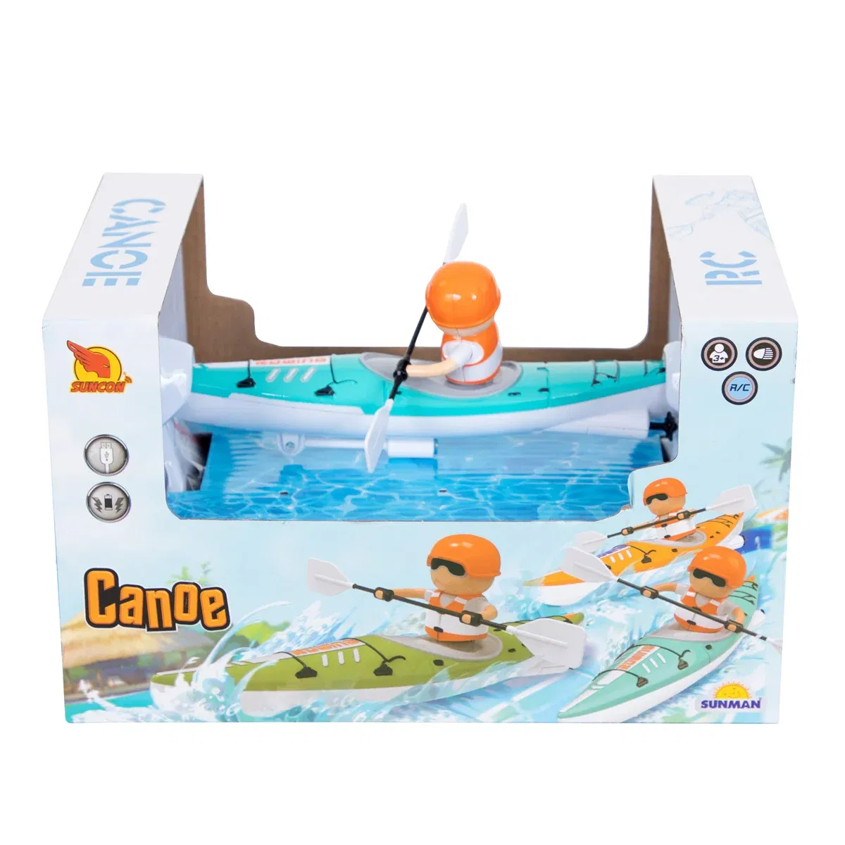 Set caiac cu figurina, Suncon