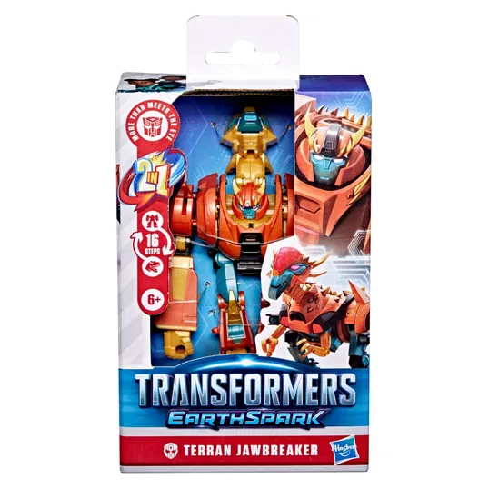 Figurina transformabila EarthSpark, Transformers, Terran Jawbreaker, F8671