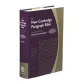 New Cambridge Paragraph Bible-KJV, Hardcover - David Norton