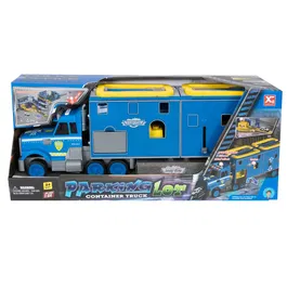 Set de joaca, camion transformabil si 5 masinute, Parking Lot