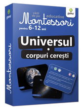 Universul. Corpuri cerești. Carti de joc Montessori pentru 6-12 ani