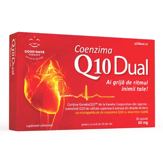 Coenzima Q10 Dual 60mg, 30 capsule, Good Days Therapy