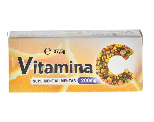 Vitamina C 200mg, 50 cp, Adya