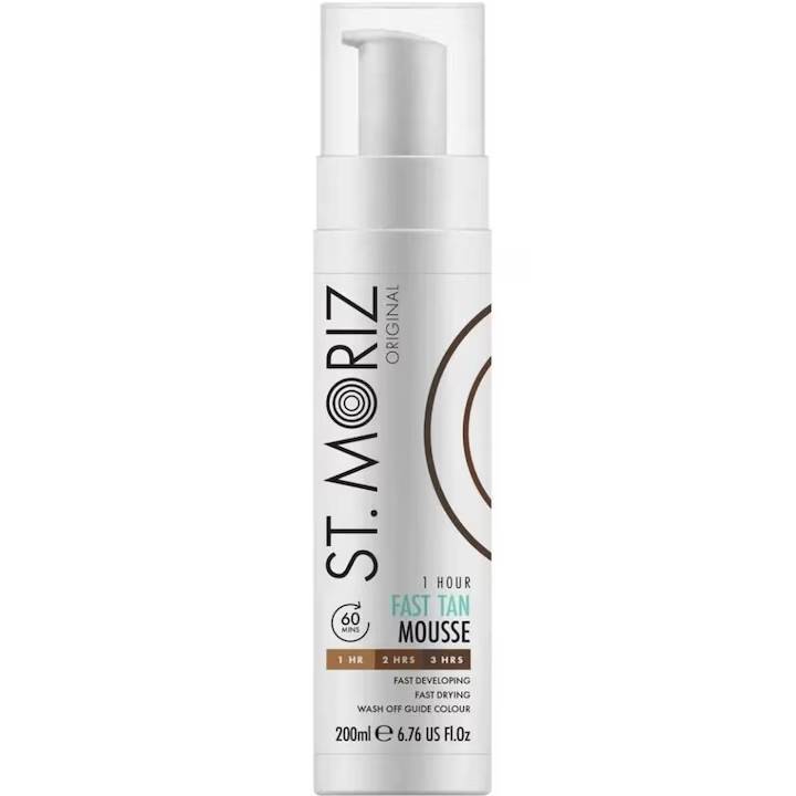 Spuma autobronzanta pentru bronz rapid Fast Tanning, 200ml, St. Moriz