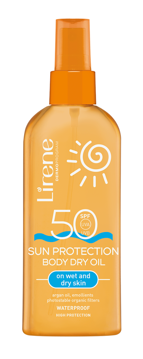 Ulei uscat protector SPF50 Sun, 150ml, Lirene