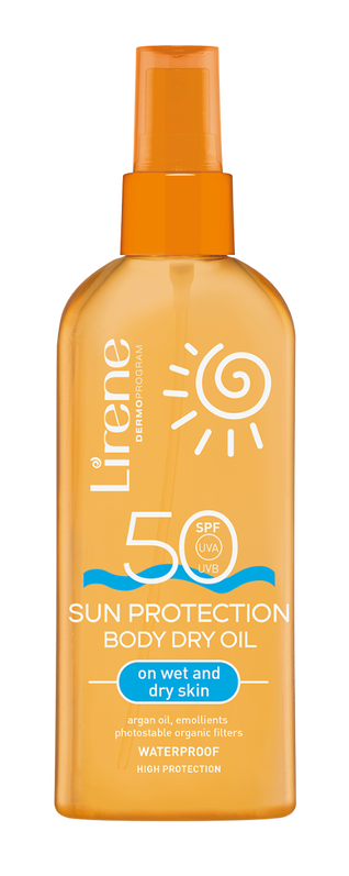 Ulei uscat protector SPF50 Sun, 150ml, Lirene