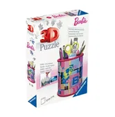 Puzzle 3D Ravensburger Barbie - Suport pixuri, 54 piese