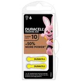 Baterii pentru aparat auditiv HA ZA10, 6 bucati, Duracell