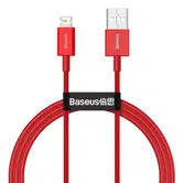 Cablu de date Baseus Superior, USB - Lightning, 2.4A, 1m, Rosu