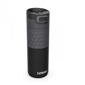 Termos Kambukka, Otel inoxidabil, 3 in 1, Snapclean®, 500 ml (Gri)