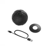 Aparat de masaj Hyperice Hyper Sphere Mini HY34000-001-00, 3 nivele de vibratie, Autonomie 2 ore (Negru)