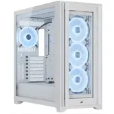 Carcasa Corsair 5000X RGB QL Edition, MidTower, Tempered Glass (Alb)