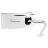 Suport monitor pentru birou Ergotron HX 45-647-216, Rotire 180, 19.1kg (Alb)